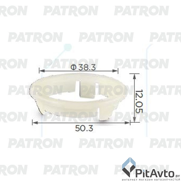 PATRON P37-2327 Клипса пластмассовая