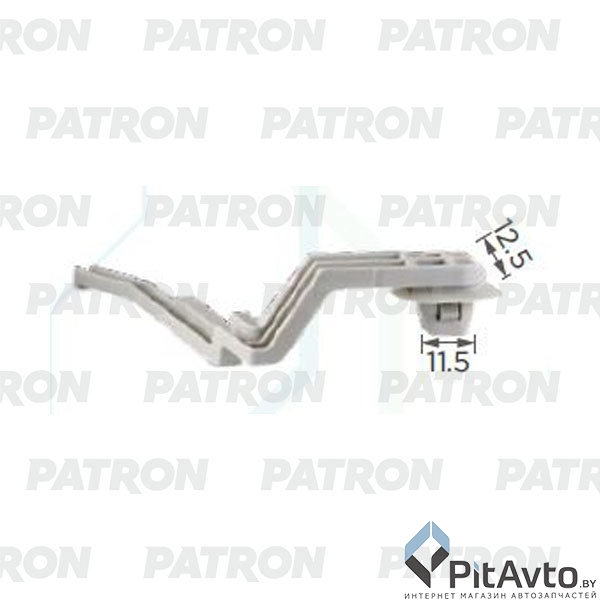 PATRON P37-2337 Клипса пластмассовая