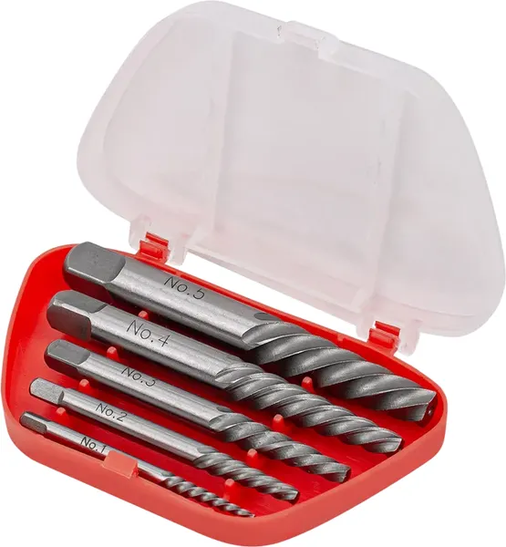 Набор экстракторов обломанных болтов PATRON 3-18мм 5пр