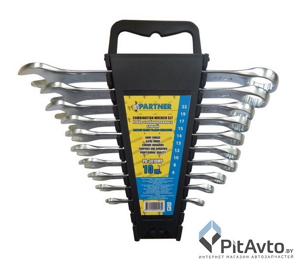 Набор ключей комбинированных PARTNER / PA3010MP