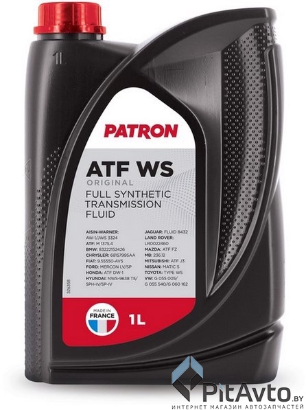 Жидкость гидравлическая PATRON ATF WS 1л