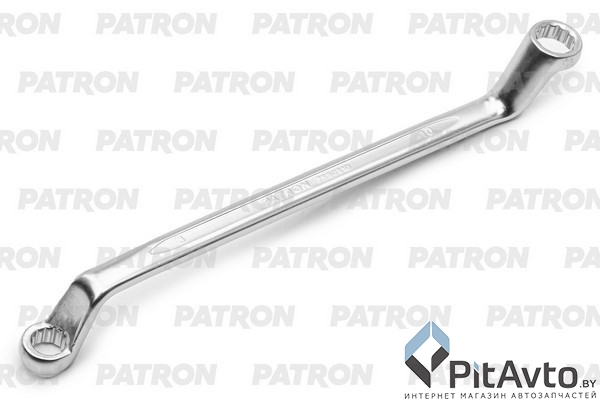 Изображение PATRON P-7591011 Ключ накидной изогнутый 10х11 мм PATRON P-7591011 Ключ накидной изогнутый 10х11 мм