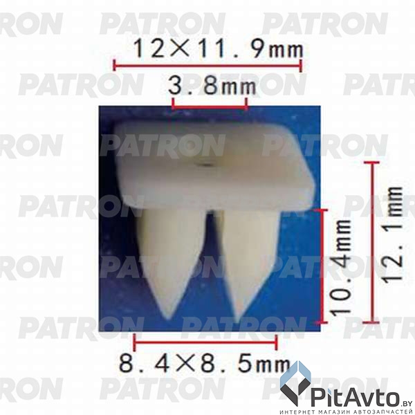 PATRON P37-0345 Фиксатор пластиковый