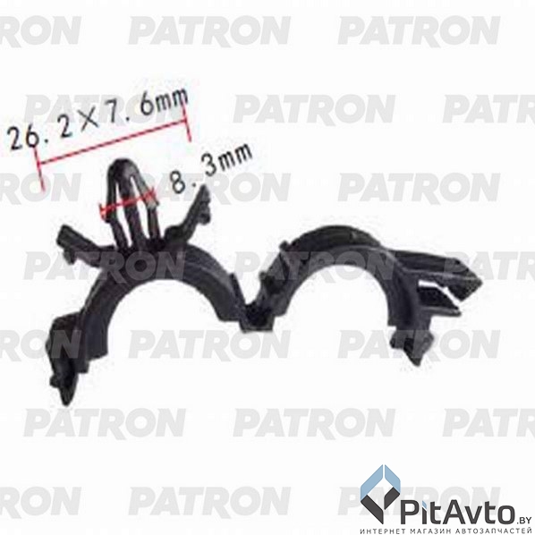 PATRON P37-0620 Клипса пластмассовая
