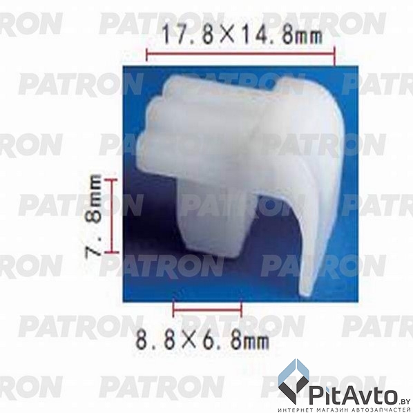 PATRON P37-0986 Фиксатор пластиковый