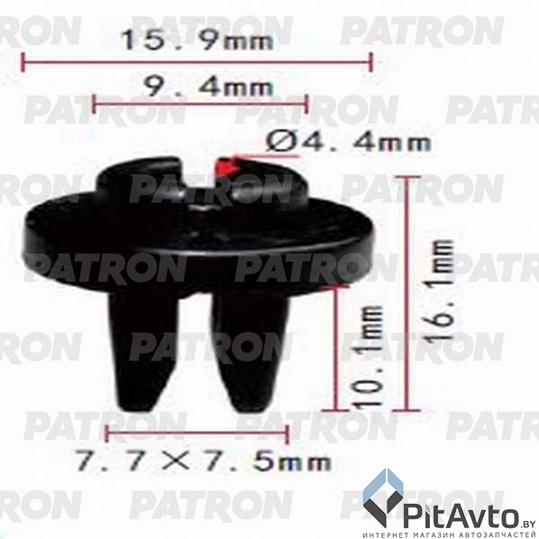 PATRON P37-1004 Фиксатор пластиковый