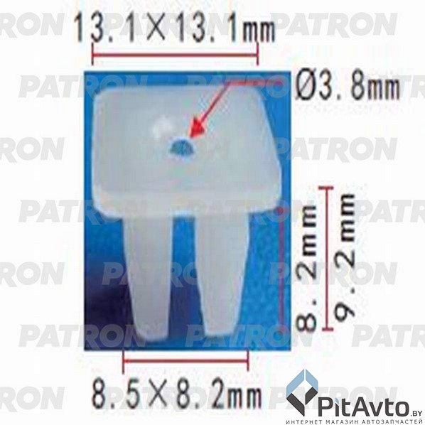 PATRON P37-1008 Фиксатор пластиковый