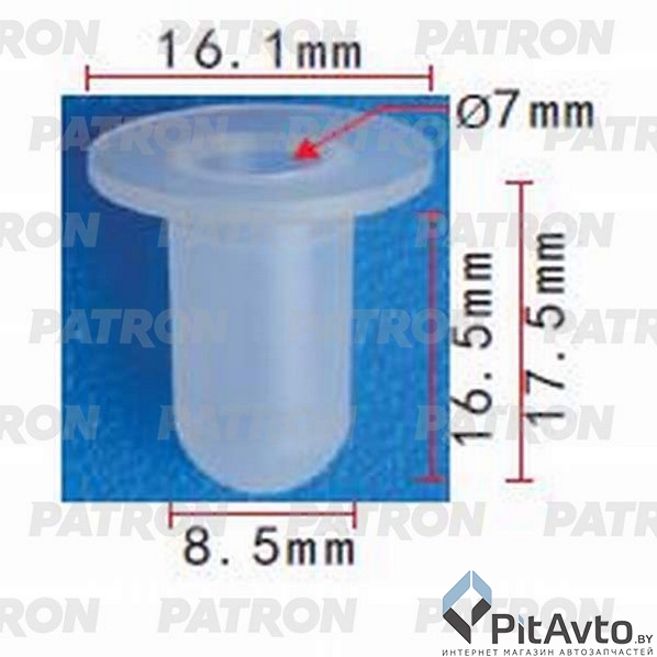 PATRON P37-1017 Фиксатор пластиковый