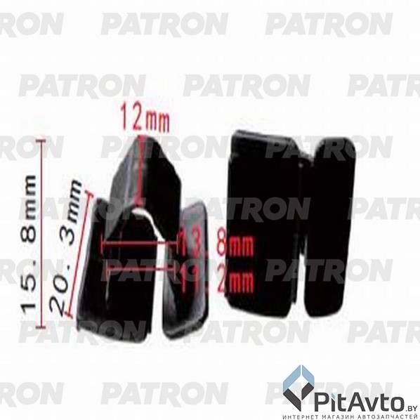 PATRON P37-1337 Зажим пластиковый