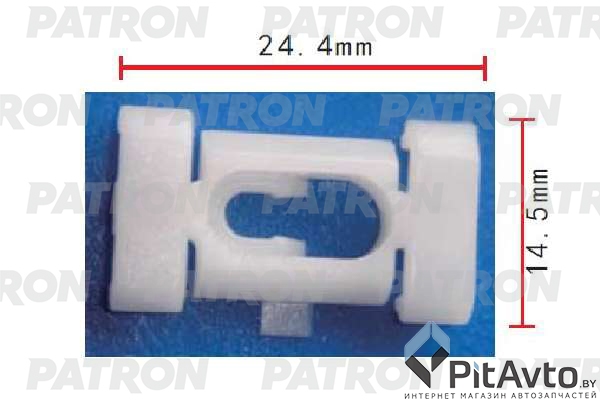 PATRON P37-1718 Клипса пластмассовая