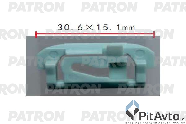 PATRON P37-1812 Клипса пластмассовая