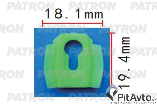 PATRON P37-1813 Клипса пластмассовая