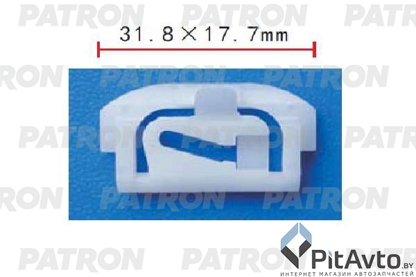 PATRON P37-1815 Клипса пластмассовая