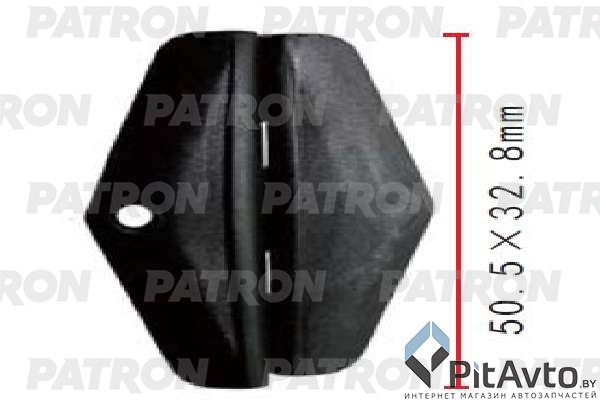 PATRON P37-1847 Клипса пластмассовая