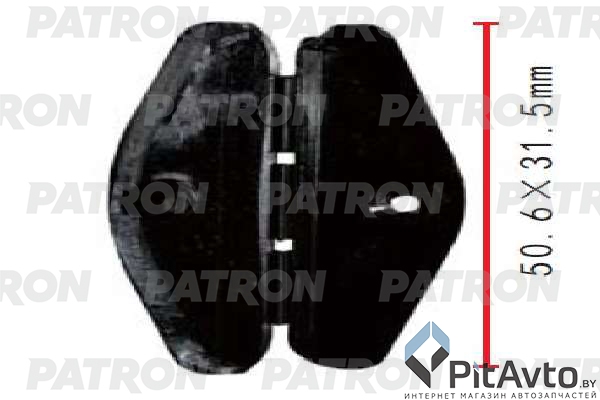 PATRON P37-1861 Клипса пластмассовая
