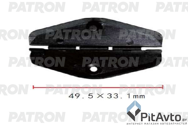 PATRON P37-1863 Клипса пластмассовая