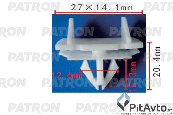 PATRON P37-1994 Клипса пластмассовая