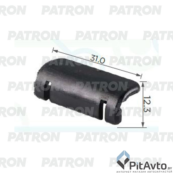 PATRON P37-2329 Клипса пластмассовая