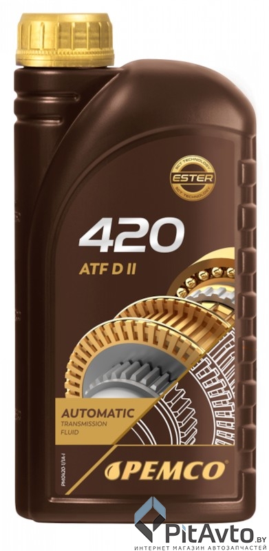 Жидкость гидравлическая PEMCO iMATIC 420 ATF Dexron II D 1л  MB 236.7