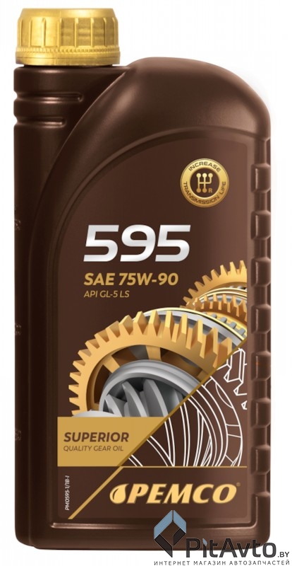 Масло трансмиссионное PEMCO iPOID 595 75W-90 1л  API GL-4/GL-5