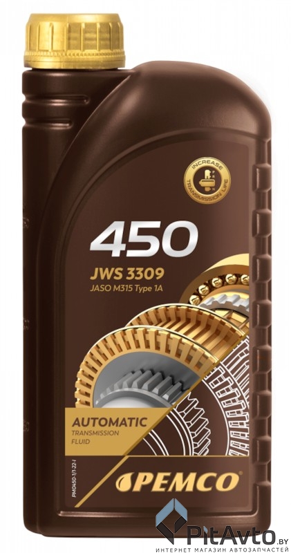 Жидкость гидравлическая PEMCO iMATIC 450 ATF JWS 3309 1л