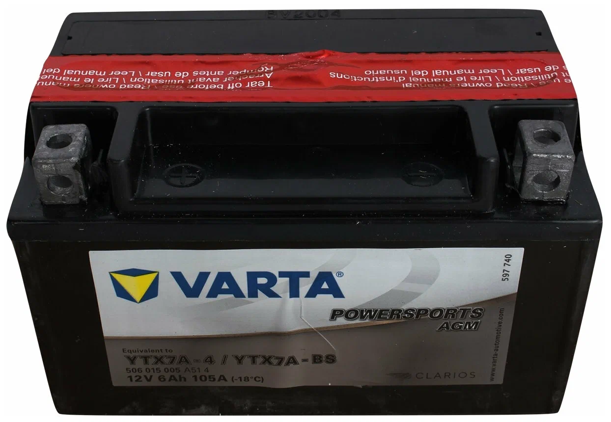 Аккумулятор VARTA AGM Active 6Ah 105A / 506909011