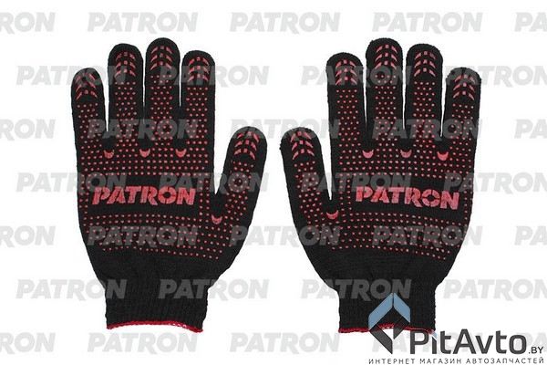 Перчатки трикотажные с ПВХ покрытием PATRON / PPG100