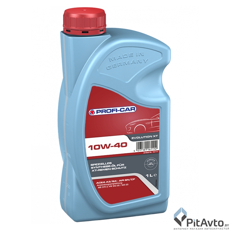 Масло моторное PROFI-CAR Evolution XT 10W40 (1л)