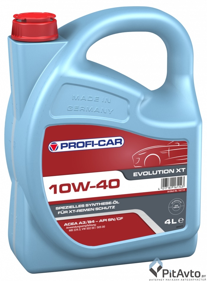 Масло моторное PROFI-CAR Evolution XT 10W40 (4л)