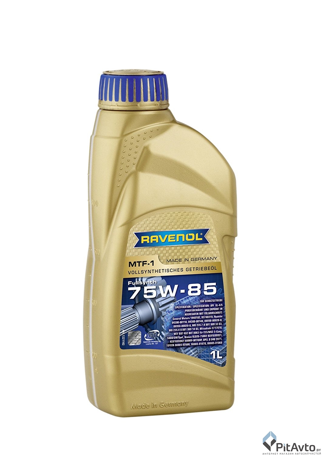 Масло трансмиссионное RAVENOL MTF-1 75W-85 1л