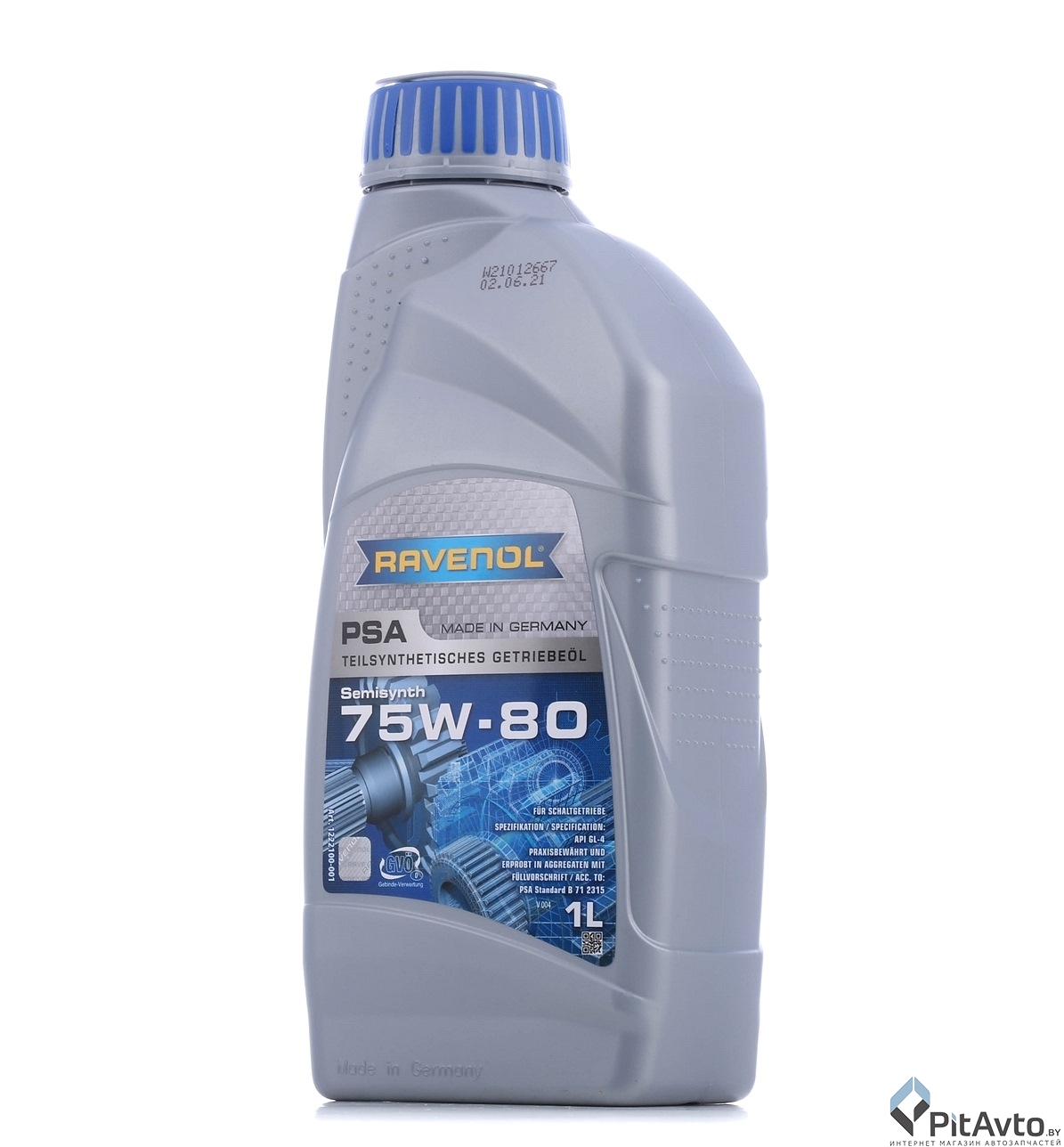 Масло трансмиссионное RAVENOL PSA 75W-80 1л
