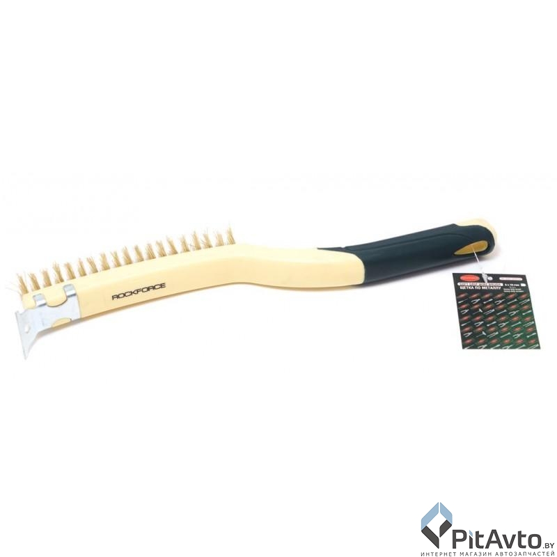 ROCK FORCE RF-340122313 Щетка по металлу ручная в пластиковом корпусе