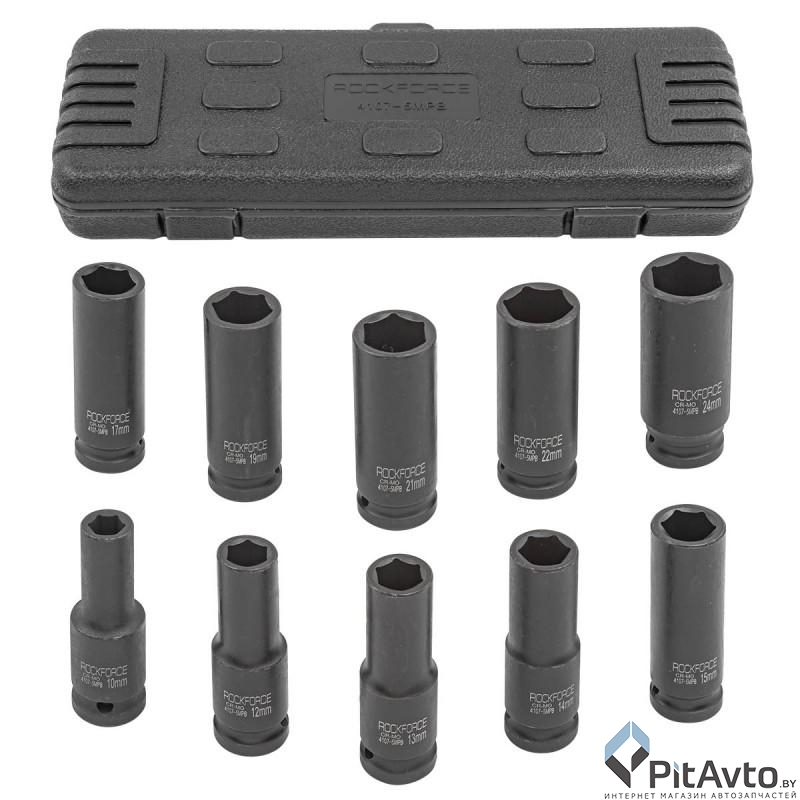 Набор головок ударных глубоких ROCK FORCE 1/2