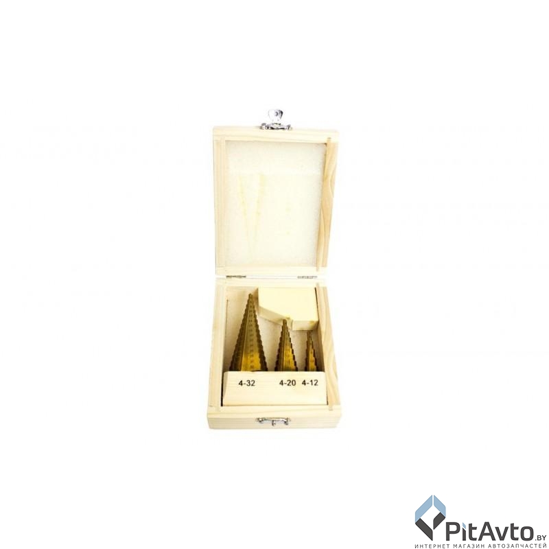 Набор сверл ступенчатых для обслуживания систем кондиционирования ROCK FORCE 3пр