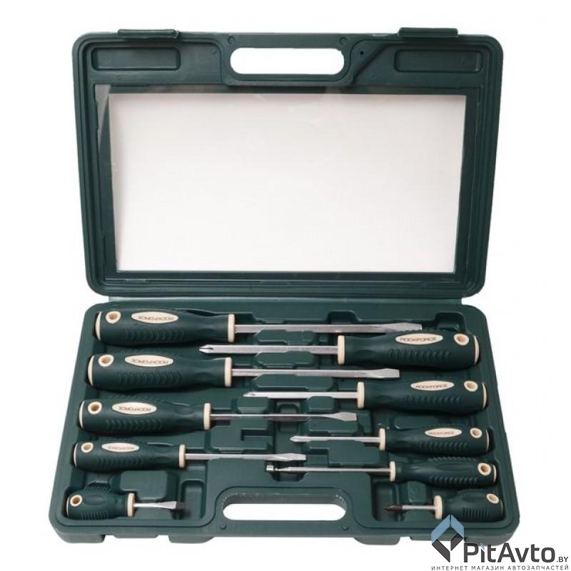 Набор отверток магнитных ROCK FORCE RF-7010A 10пр