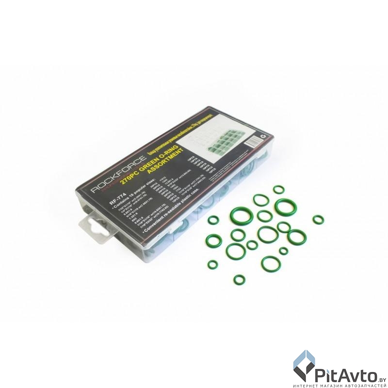 Изображение ROCK FORCE RF-774 Кольца уплотнительные резиновые 270пр (для кондиционеров) ROCK FORCE RF-774 Кольца уплотнительные резиновые 270пр (для кондиционеров)