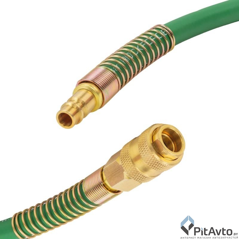 ROCK FORCE RF-ES-2010 Шланг резиновый воздушный армированный с фитингами 10мм х 16мм х 20м