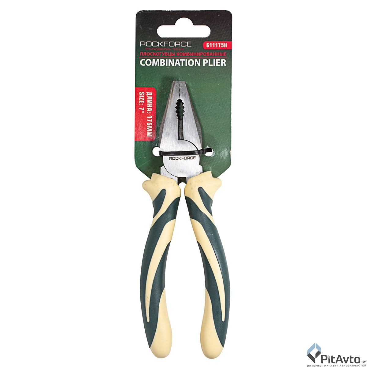 Плоскогубцы комбинированные ROCK FORCE RF-611175 175мм