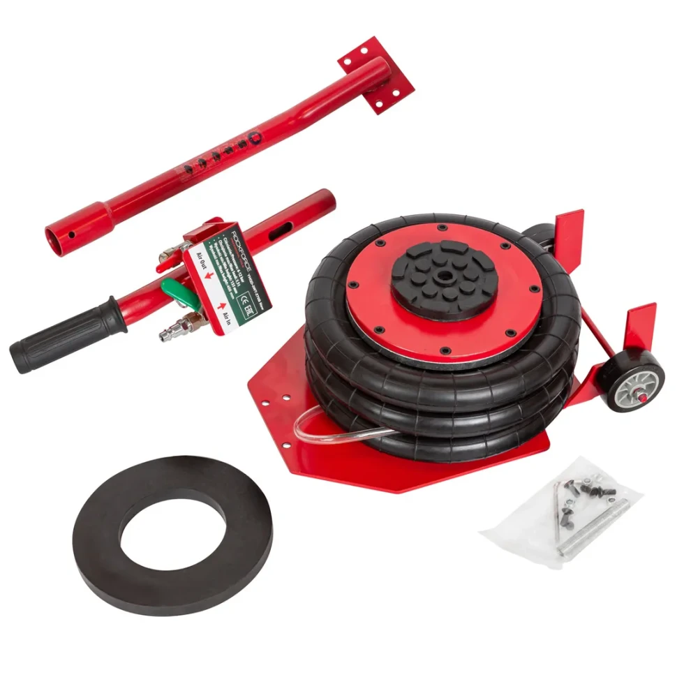 Домкрат подкатной пневматический ROCK FORCE 3.5т