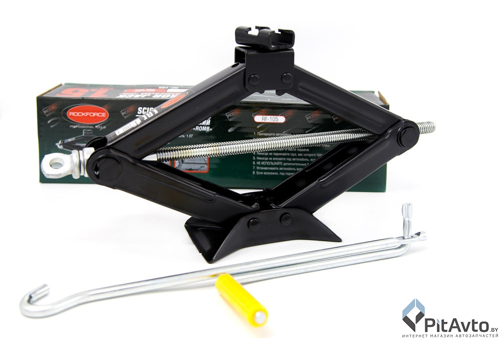 Домкрат механический ромб ROCK FORCE RF-105 1.5т