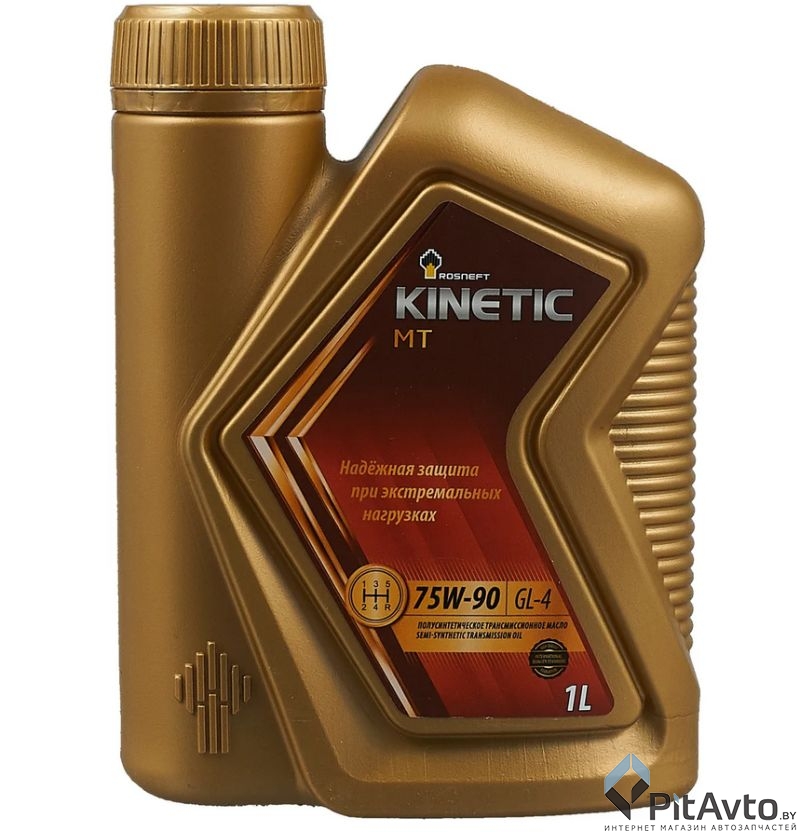 Масло трансмиссионное РОСНЕФТЬ Kinetic MT 75W-90 1л API GL-4
