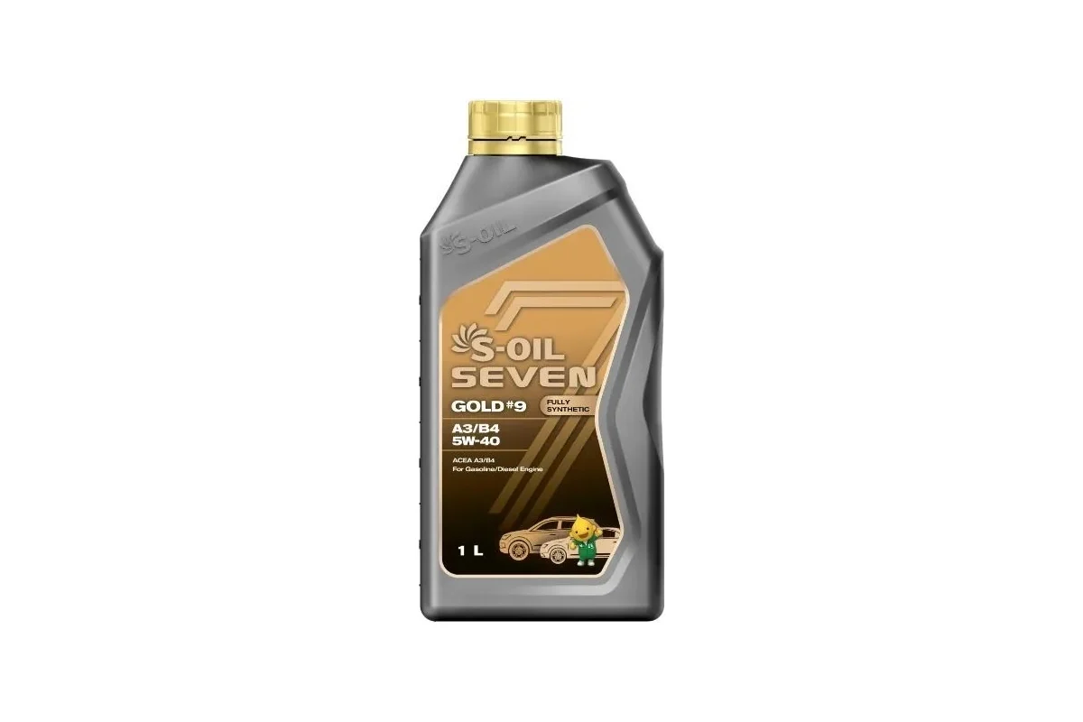 Масло моторное S-OIL 7 GOLD A3/B4 5W40 1л