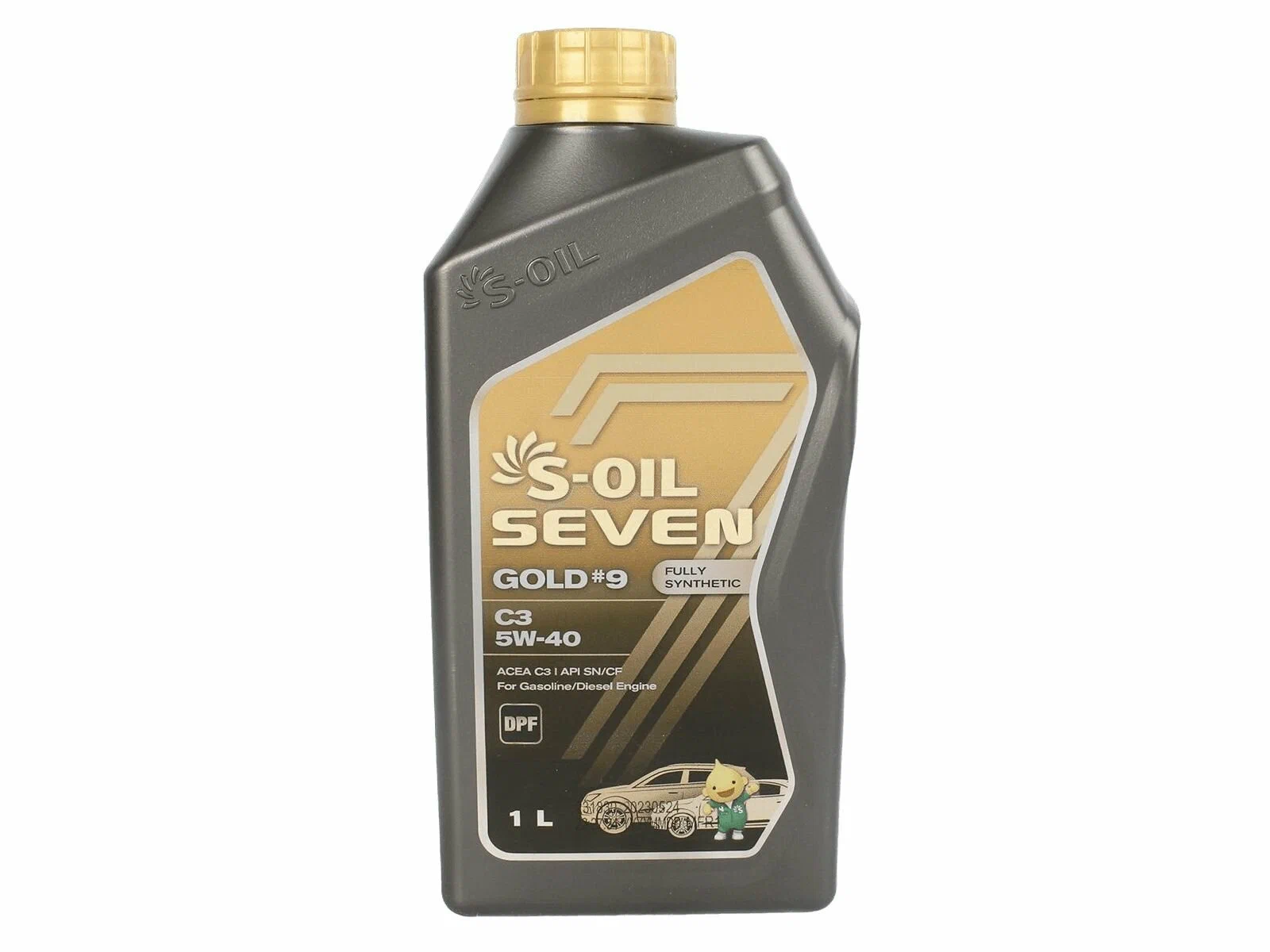 Масло моторное S-OIL 7 GOLD  C3 5W40 1л API SN/CF