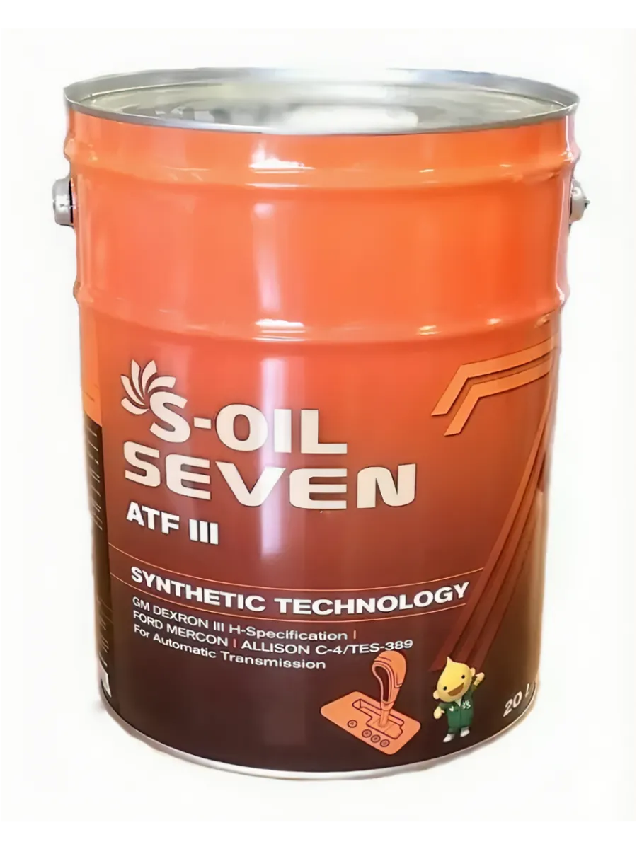 Жидкость гидравлическая S-Oil 7 ATF III 20л
