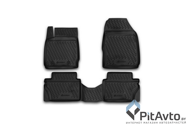 Комплект ковриков в салон FORD Fiesta 2008-2011 4шт / S00018