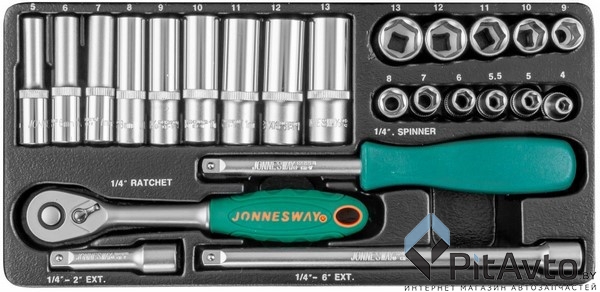 Набор инструментов JONNESWAY S04H2125S (25пр)