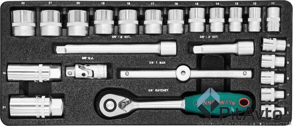 Набор инструментов JONNESWAY S04H3125S (25пр)