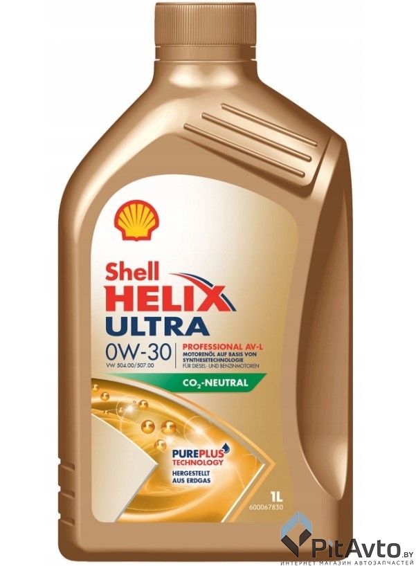 Моторное масло SHELL 0W30 HELIX ULTRA PROFESSIONAL AV-L 1л