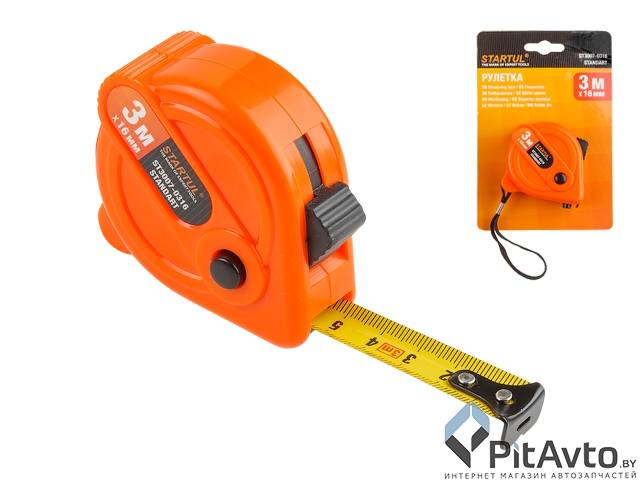 Рулетка  3м16мм STARTUL STANDART ST3007-0316