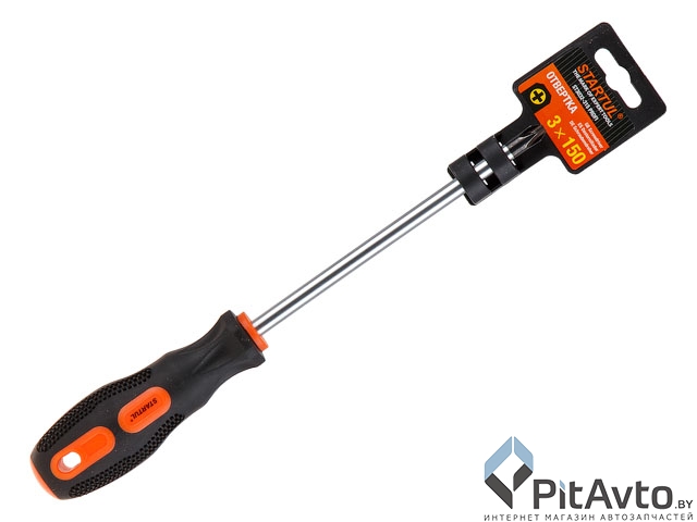 Отвертка + №3 150мм PH STARTUL PROFI (ST3032-315) (крестовая Phillips. рукоятка Anti slip)